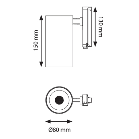 Reflektor 3-fazowy Blaupunkt Vision 30W CCT Ściemnialny z regulowaną barwą świecenia