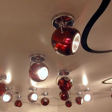 Kinkiet Fabbian D57G1303 Beluga Colour Rosso