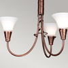 Żyrandol Elstead Lighting Emily miedziany EM3-COPPER