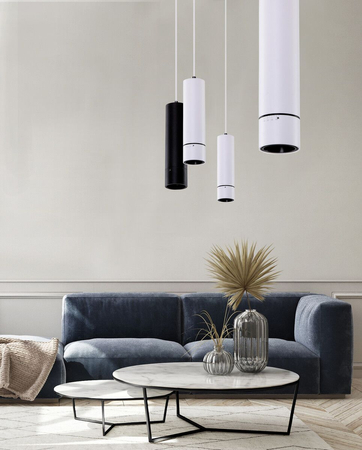 Lampa wisząca GALILEO 1 PENDANT WH Azzardo AZ4068 biały