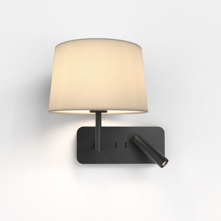 Kinkiet Astro Side by Side Grande USB 1406013 Matowy Czarny