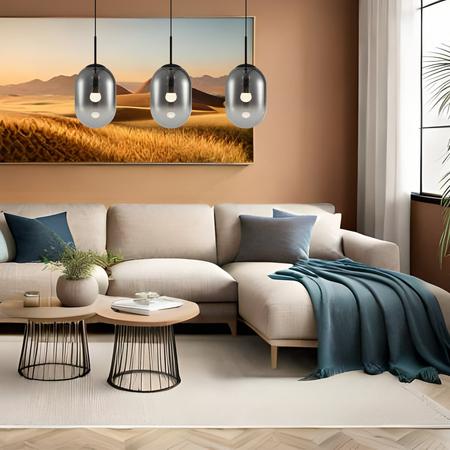 Milagro Lampa wisząca ALIAS BLACK 3xE14 ML0321 CZARNY