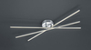 Lampa sufitowa Trio 671610307 srebrny