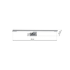 Milagro Kinkiet SHINE CHROME 60cm 12W LED ML5569 CHROM