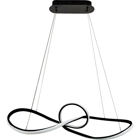Milagro Lampa wisząca Marco Black 42W LED ML8116 CZARNY