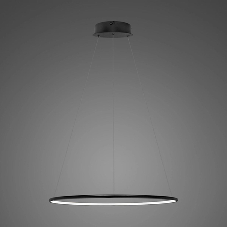 Lampa wisząca Ledowe Okręgi No.1 40 4k czarna Dali
