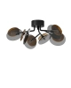 Lampa sufitowa By Rydens Turno 4202090-4002 matowy czarny