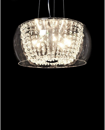 Lampa wisząca Lumina Deco LDP-7018-400-PR Disposa Clear D41