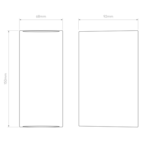 Kinkiet zewnętrzny Astro Chios 150 1310008 Szary z Teksturą