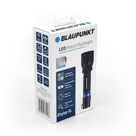 Latarka LED Blaupunkt Flash Patrol 1000lm IPX4