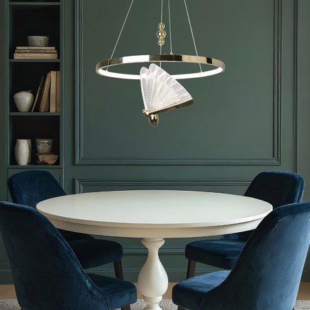 Light Prestige Lampa wisząca Marissa Ring złota LED CCT LP-2515/1P GD