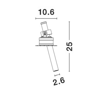 Oczko Luces Exclusivas PELIQUE LE65135 czarny
