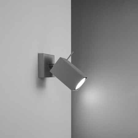 Sollux Lighting Kinkiet MERIDA 1 szary SL.0455
