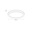 Eko-Light Plafon Marlon 12W 4000K Czarny IP54 EKP0474 CZARNY