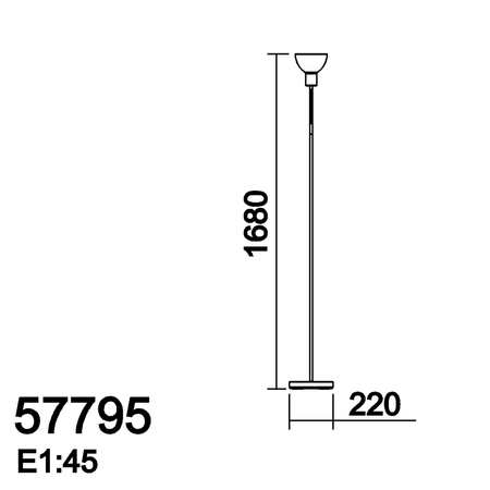 Lampa podłogowa CIGNO biały mat 1xE27 ruchoma