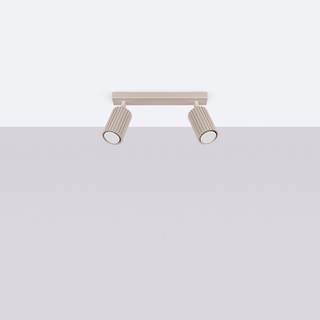 Sollux Lighting Plafon KARBON 2 taupe SL.1763