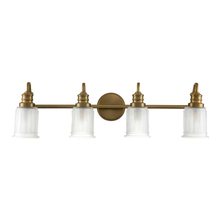 Kinkiet Elstead Lighting Swell mosiądz QZ-SWELL4-BB-BATH