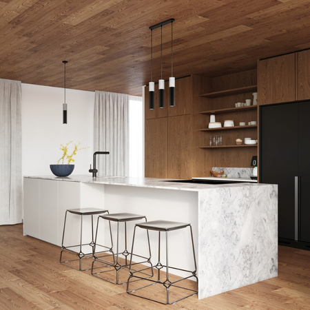 Sollux Lighting Lampa wisząca BORGIO 3L czarny SL.0652