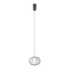 Lampa wisząca Italux Rabel PND-344221-1-BK Czarny mat