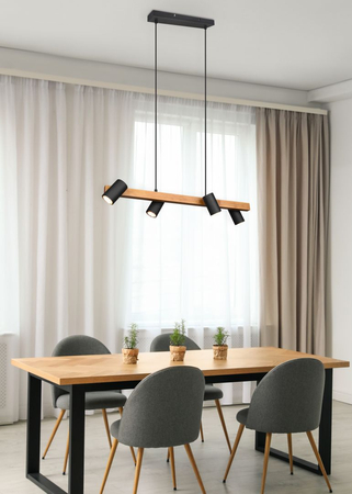 Lampa wisząca Trio 312490432 czarny