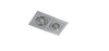 Oprawa wpuszczana PACO 2 ALUMINIUM Azzardo AZ0798 stalowy