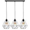 Milagro Lampa wisząca BASKET BLACK 3xE27 MLP7215 CZARNY