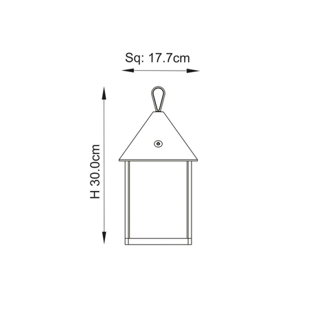 Lampa zewnętrzna stołowa Endon Lighting Hoot 106789 czarny