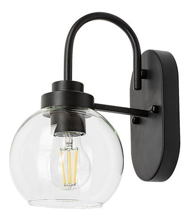 Lampa łazienkowa Rabalux Tirina 75005 czarny matowy