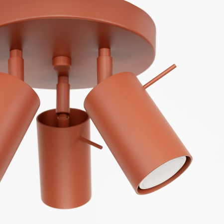 Sollux Lighting Plafon RING 3P ochra czerwona SL.1509