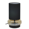 Lampa stołowa Italux TB-43648-BL-AMB Czarny, bursztynowy
