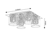 Lampa sufitowa Rabalux Duchess 3115 chrom