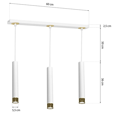Lampa wisząca Milagro MLP6236 Dani