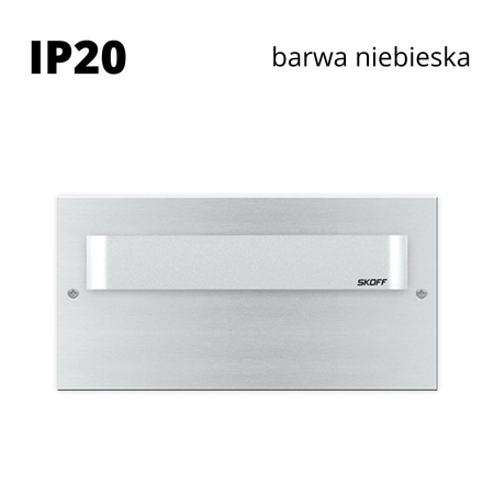 Oprawa schodowa led Skoff Tango Max Short Alu Niebieska IP20