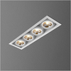 Lampa wpuszczana AQForm Squares 111 x 4  Recessed Biały Struktura