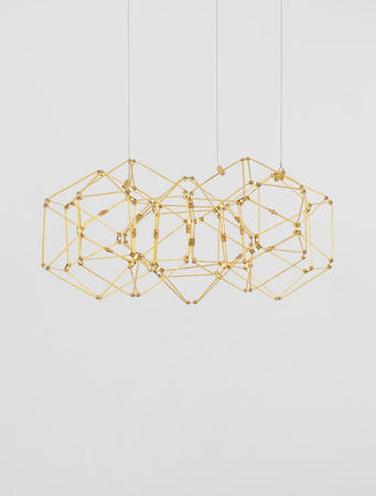 Lampa wisząca Luces Exclusivas ASIS złoty LE42727