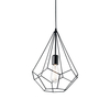 Lampa wisząca Ideal Lux 148175 Ampolla-3 SP1 Nero