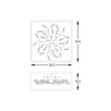 Lampa sufitowa Zuma Line C0578-04A-B5TF SPRING LAMPA SUFITOWA CZARNO-ZŁOTA/BLACK-GOLD