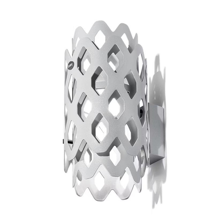 Kinkiet Slamp CHARLOTTE OUTDOOR - LIGHT GREY M CHRWM00LGR000LDOUDEU szary