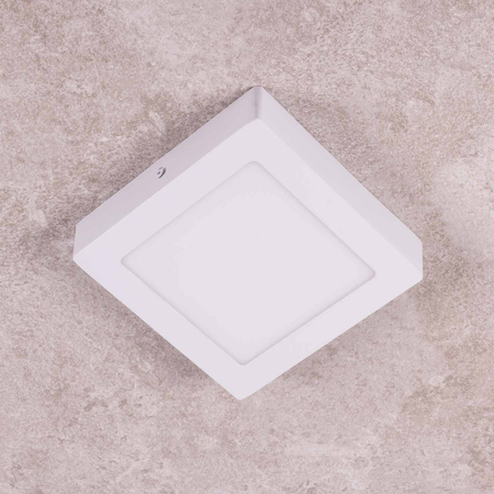 Plafon LED Greenie SOLID kwadratowy metalowy 170x170 12W CW