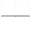 Lampa wisząca Slamp MODULA DOUBLE - PLISSÉ MODS000DPB01TDB000EU czarny