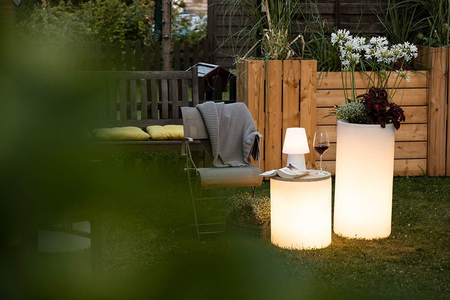 Bęben LED Lampa zewnętrzna ogrodowa 2700K Biała ciepła Ø37 32359W biały