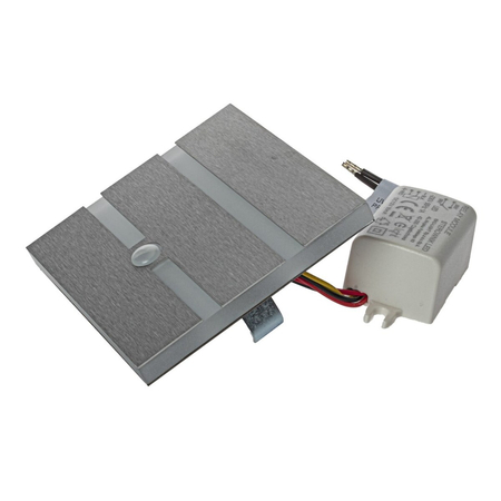 Eko-Light Oprawa schodowa VOX Barwa Neutralna 4000K 12V z czujnikiem ruchu EKS1510 BIAŁY / SREBRNY