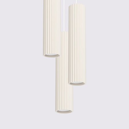 Sollux Lighting Lampa wisząca KARBON 3P beżowy SL.1595