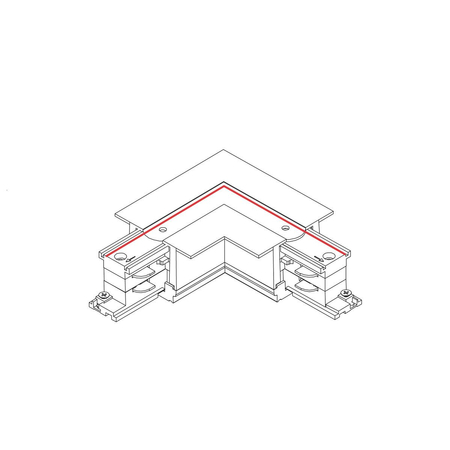 CTLS RECESSED POWER L CONNECTOR, LEFT (L-L) Nowodvorski 8684 biały