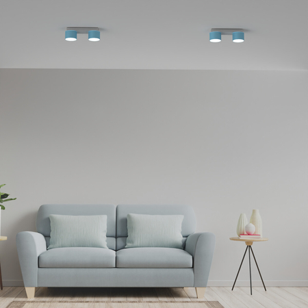 Milagro Lampa sufitowa Dixie 2xGX53 Niebieski / Biały MLP7549 NIEBIESKI / BIAŁY