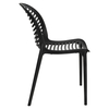 Krzesło SUNNY czarne - polipropylen