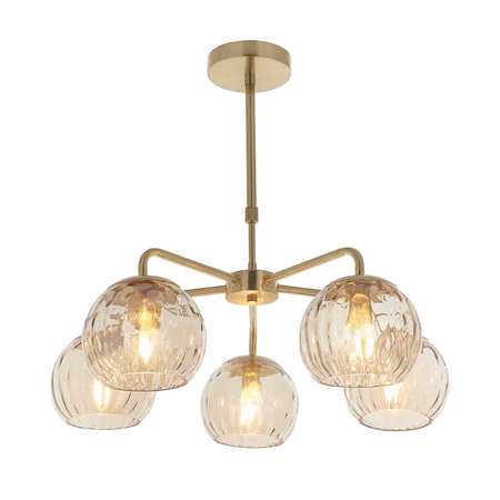 Endon Lighting Lampa wisząca 91969 mosiądz