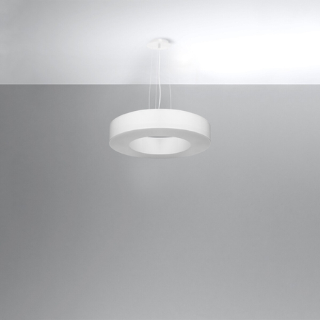 Sollux Lighting Żyrandol SATURNO SLIM 50 biały SL.0749