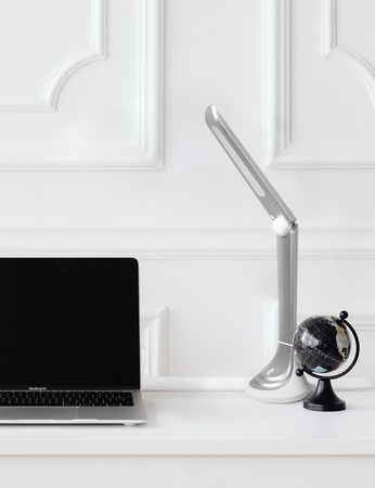 Lampa biurkowa ASTON Kaja K-MT-205 SREBRNY