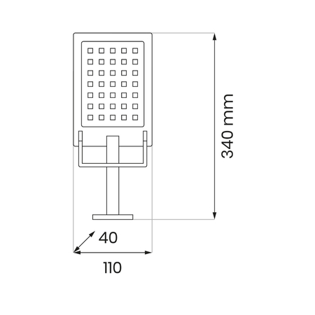 Eko-Light Lampa Solarna Adik 500LM 6500K IP44 EKO0615